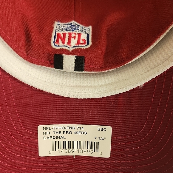 Nike Vintage Red SF Team 7 1/4 Fitted Cap - Picture 4 of 5